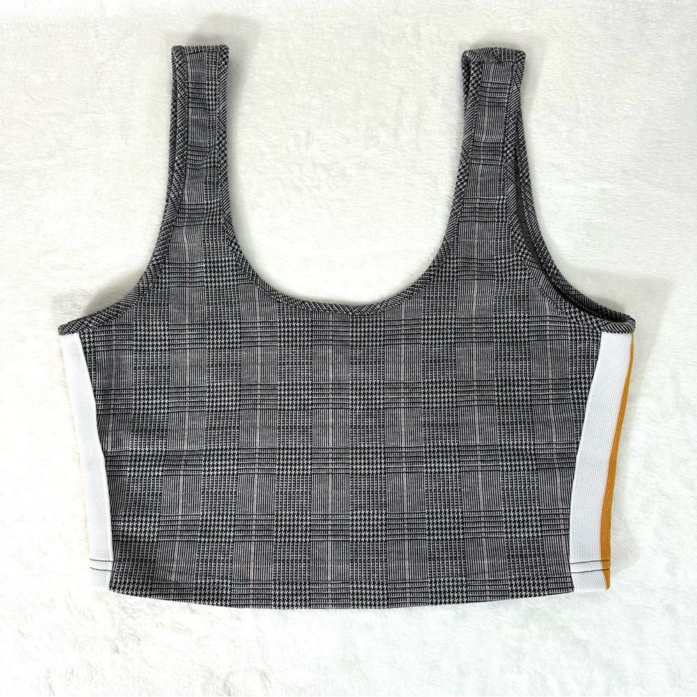 Guess Plaid Crop Tank Top